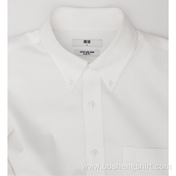 Men's Custom White Dress Shirt